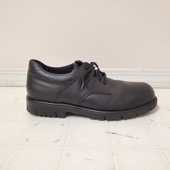 Mellow Walk Black Dressy Safety Shoes - Picture 2 of 10